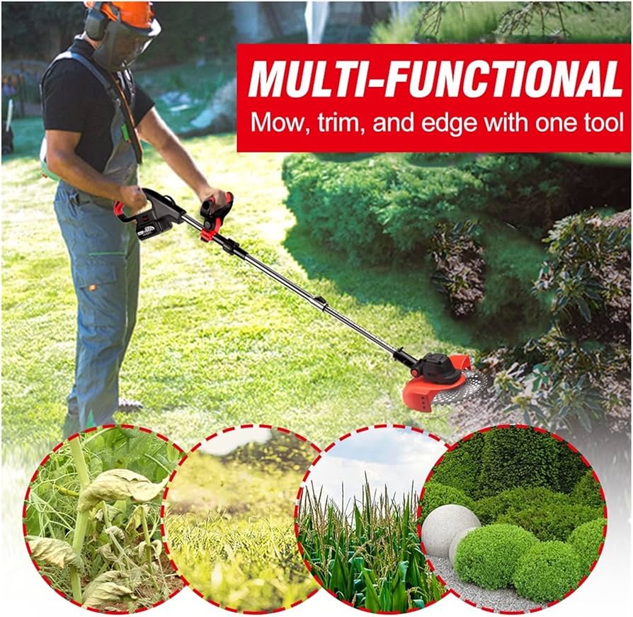 CORTA CESPED ELECTRICO PLEGABLE 2 BATERIA 48V