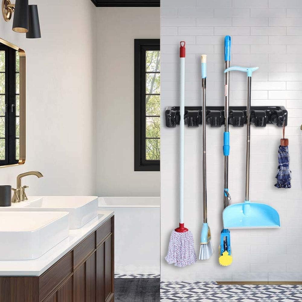Soporte, Organizador Para Escobas Colgante