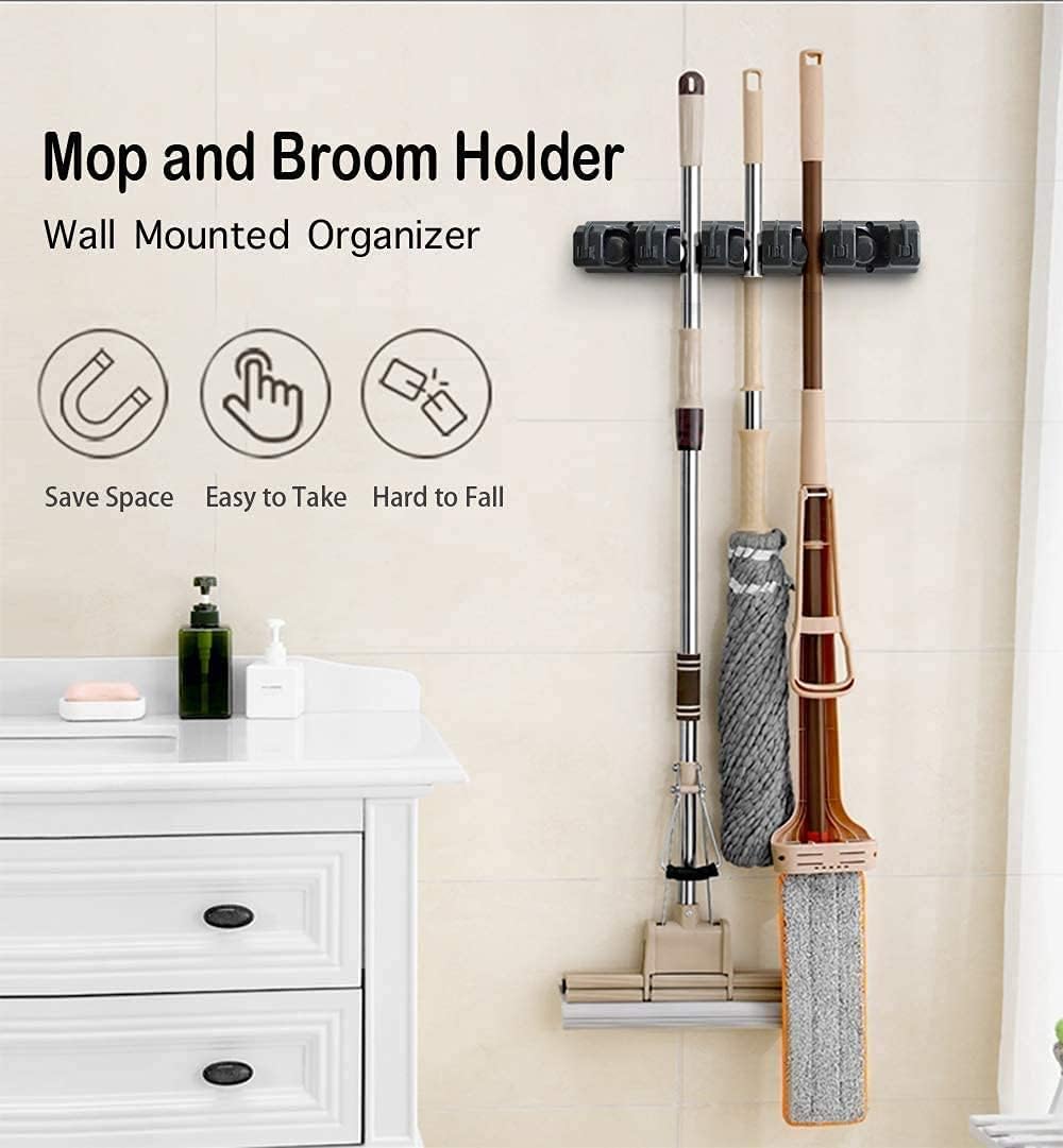 Soporte, Organizador Para Escobas Colgante