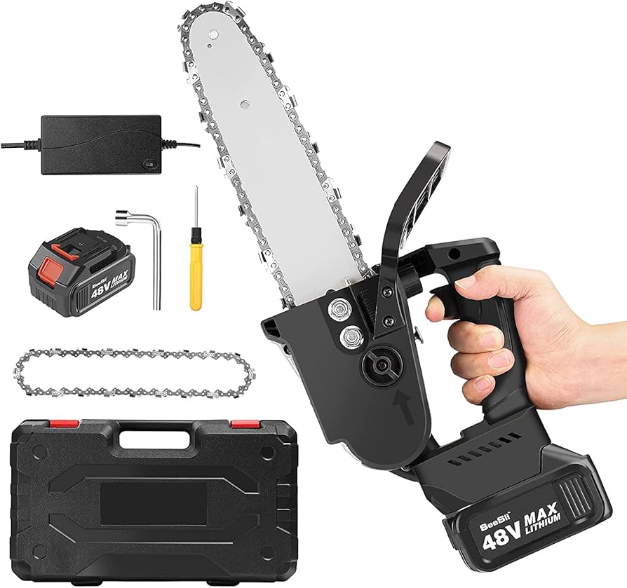 MINI MOTOSIERRA DE MANO INALAMBRICA 1 BATERIAS 48V