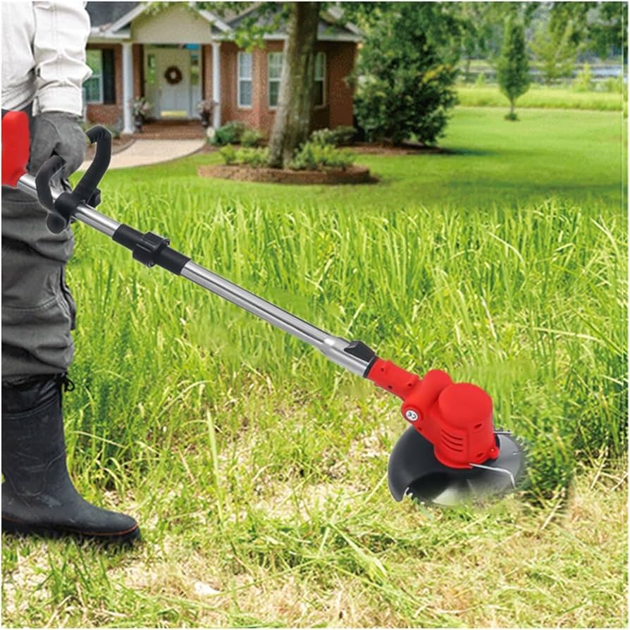 CORTA CESPED ELECTRICO PLEGABLE 2 BATERIA 48V