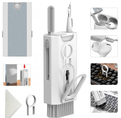 Kit de limpieza electrónica 8 en 1 – Limpiador de teclado, kit de limpieza de teclado, limpiador de portátil con cepillo