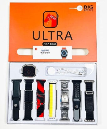 RELOJ ULTRA 7 EN 1 NEGRO