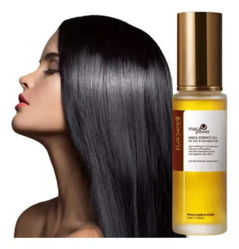 Karseell Aceite de argán marroquí para curación del cabello,