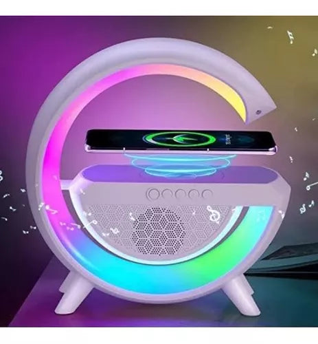 LAMPARA ATMOSFÉRICA TIPO G LED CON CARGADOR Y BOCINA