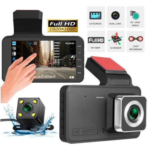 CÁMARA DELANTERA Y TRASERA PARA VEHICULO V2-Q1080P