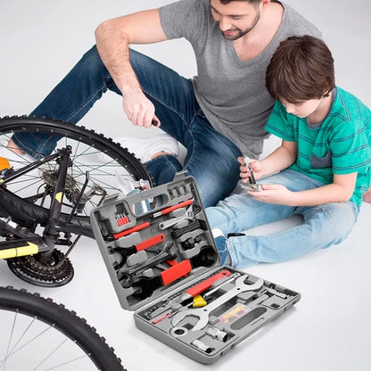 SET HERRAMIENTAS DE REPARACIÓN DE NEUMÁTICOS DE REPARACIÓN DE EJES BICICLETA