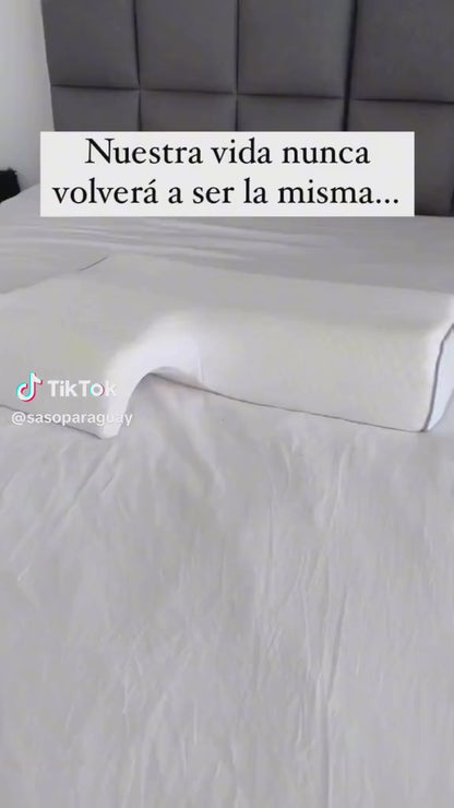 ALMOHADA PARA PAREJAS CON ESPUMA VISCOELASTICA